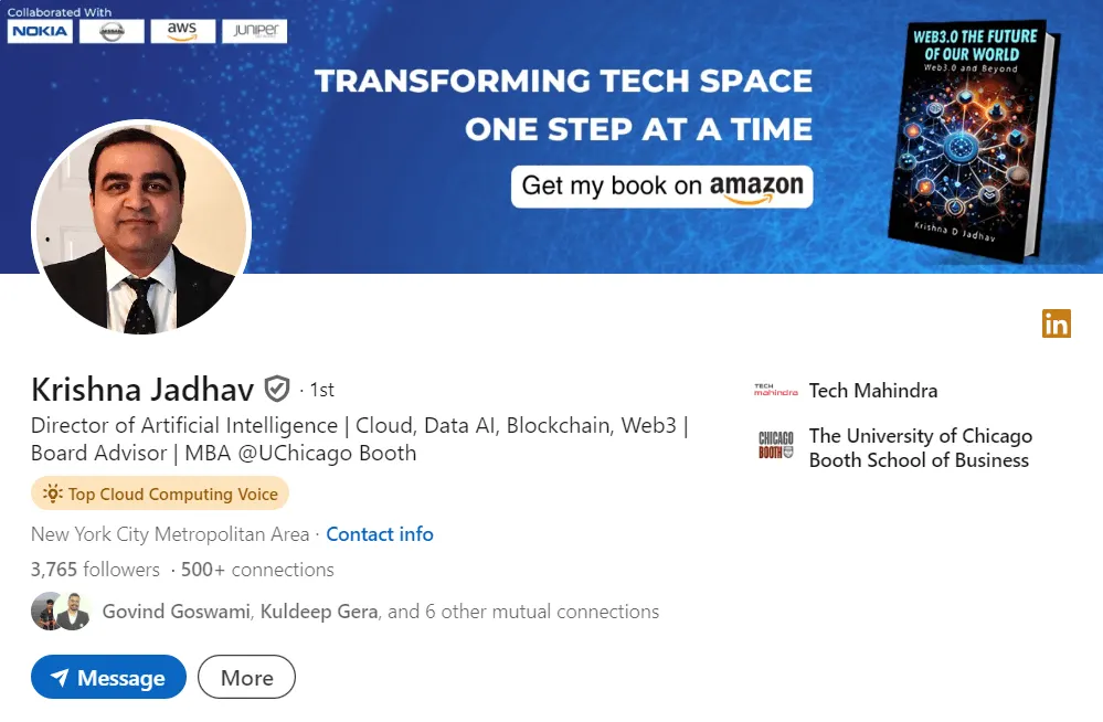Krishna Jadhav LinkedIn