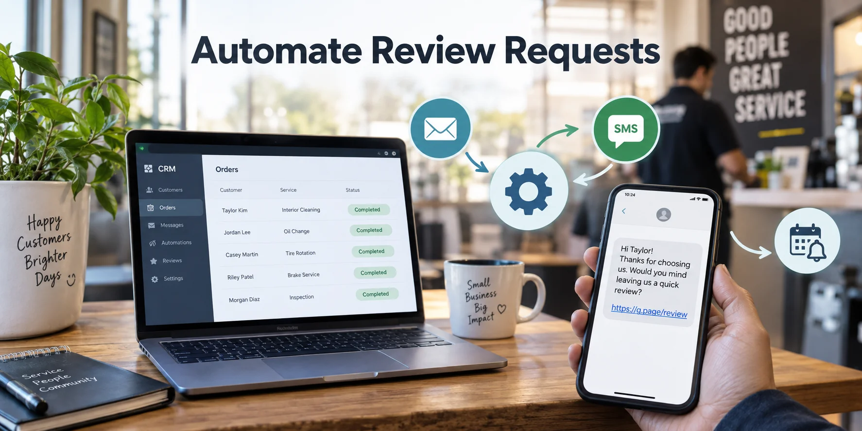 Automatic review request