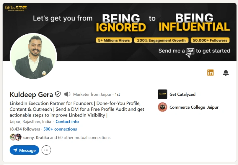 Kuldeep Gera LinkedIn