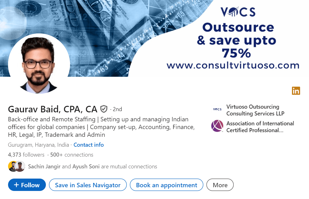 Gaurav Baid LinkedIn