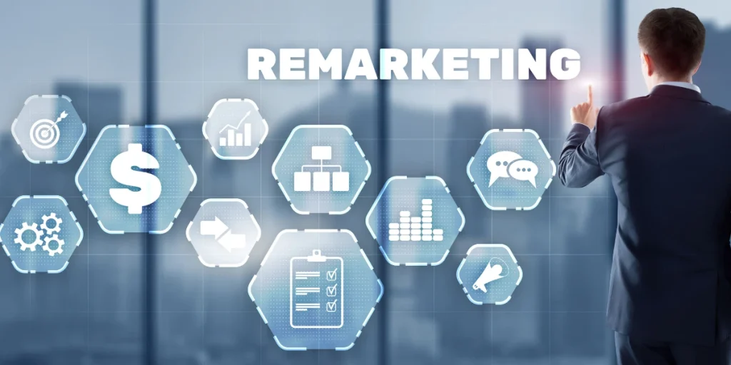 A corporate person thinking about remarketing