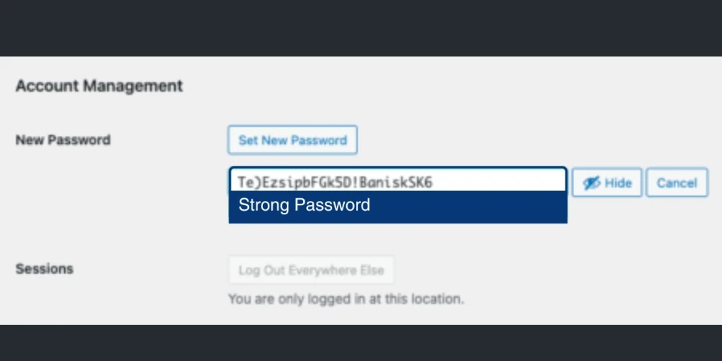 Use Strong Passwords and Limit Login Attempts